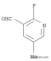 Molecular Structure of 1160993-95-2 (2-Fluoro-5-methylnicotinaldehyde)